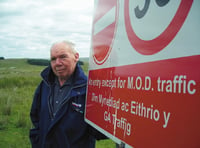 Pensioner's Epynt protest