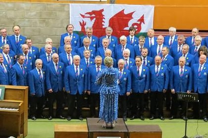 Builth Male Voice Choir tune up for St David’s Day concert