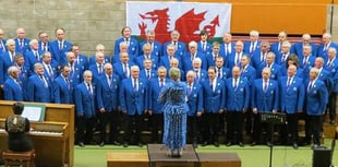 Builth Male Voice Choir tune up for St David’s Day concert