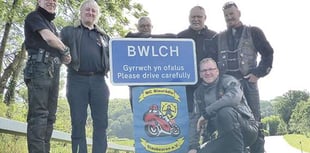 German motorcyclists travel across Europe to revive 40-year friendship with Bwlch