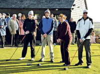 Kington golf captains tee off