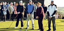 Kington golf captains tee off