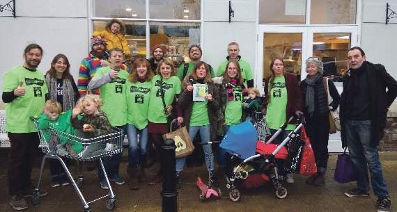 ‘Plastic free’ protest makes point in store