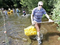 Miss the footie for a duck race – it helps if you’re quackers!