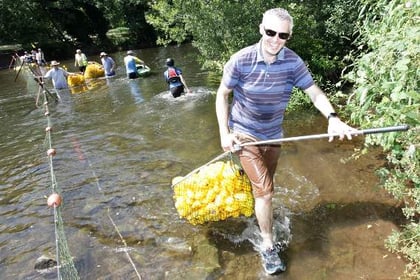 Miss the footie for a duck race – it helps if you’re quackers!
