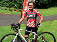 Bishop’s wife gets on her bike to help Canine Partners charity