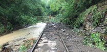 Heart of Wales line closed as extreme weather floods railway and causes significant damage