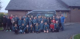 A warm welcome for Brecon Scouts