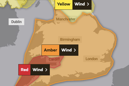 UK braces for Storm Eunice hit