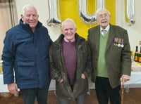 Centenarian is talk of Talgarth as town joins his birthday celebration