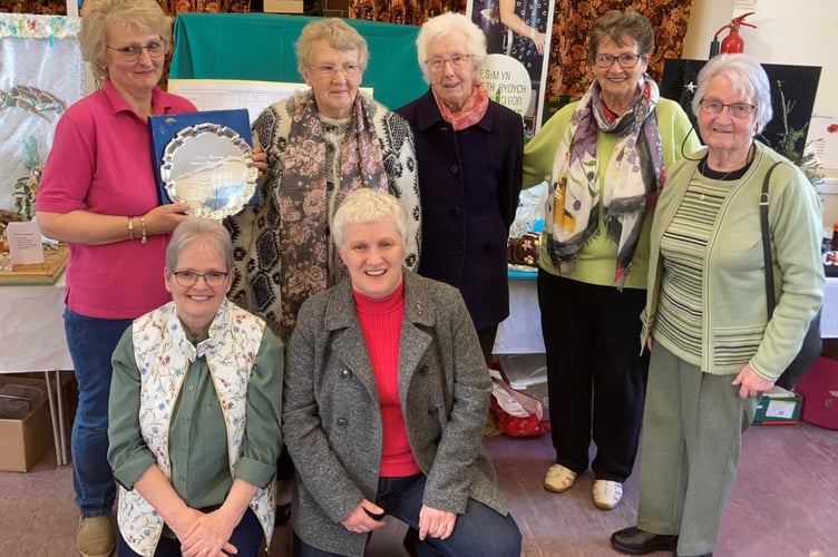 Members of the Womens Institute celebrating their success