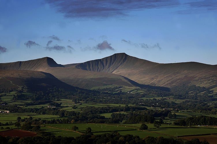 Brecon Beacons in summer