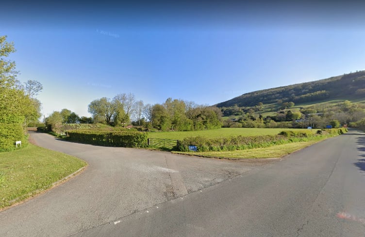 The road leading to Gilestone Farm