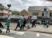 Primary pupils march for climate action