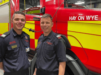 Father and son firefighters take on three peak challenge