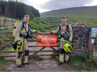 Father and son firefighters smash Welsh Three Peak Challenge