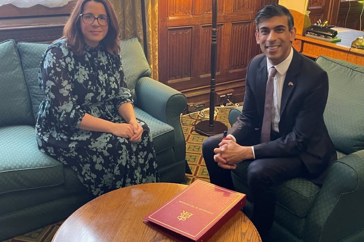 MP Fay Jones and MP Rishi Sunak