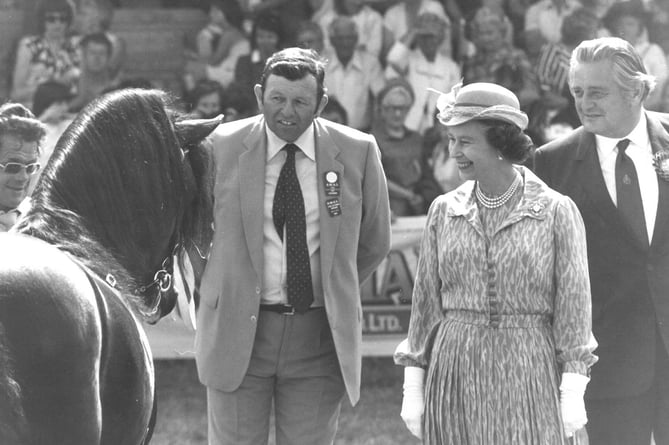 RWAS Queen visit in 1983