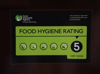 Food hygiene ratings handed to six Powys establishments