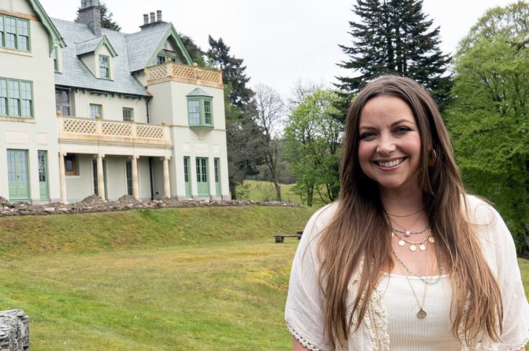 Charlotte Church at Rhydoldog before the renovation