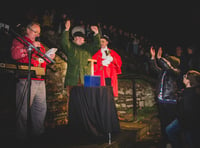 Author joins Hay Citizens of the Year for Christmas light switch-on