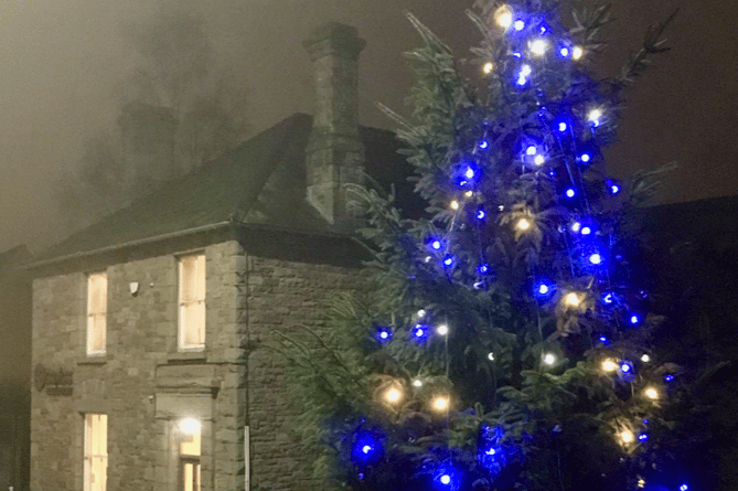 Usk House Christmas tree