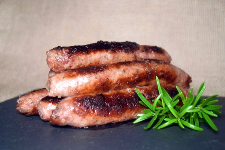 Court Bleddyn Farm sausages