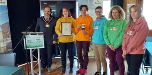 Volunteers receive Silver Kite awards from Powys