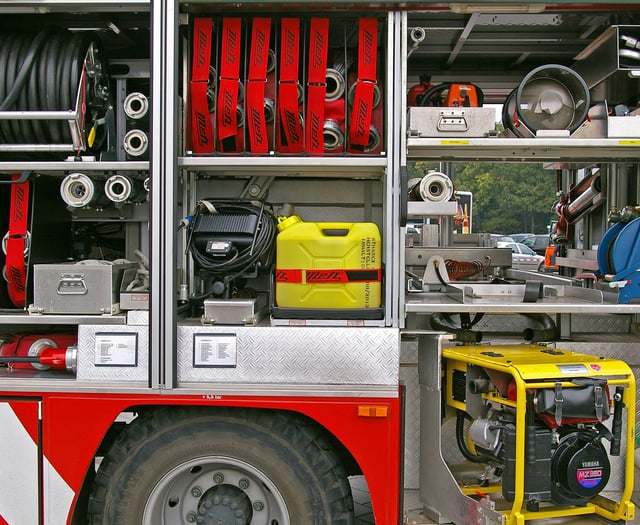 Llandovery Fire Station warn local residents ahead of training drill