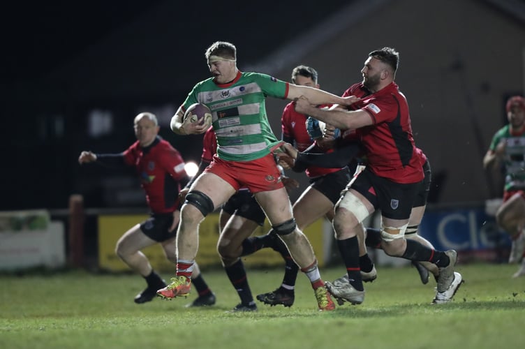 2022-23 WRU Indigo Premiership

02.03.23 Llandovery v Cardiff

Osian Davies on the charge