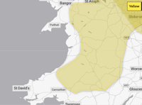 Yellow weather warnings for ice over Powys