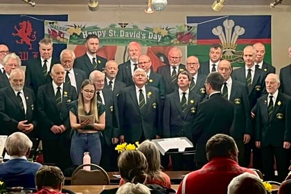 Rhayader and District Male Voice Choir perform at concert