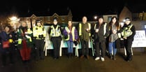 Brecon women walk to 'Reclaim the Night'