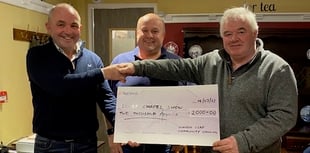 Lower Chapel Show Committee receives £2,000 for new toilet facilities