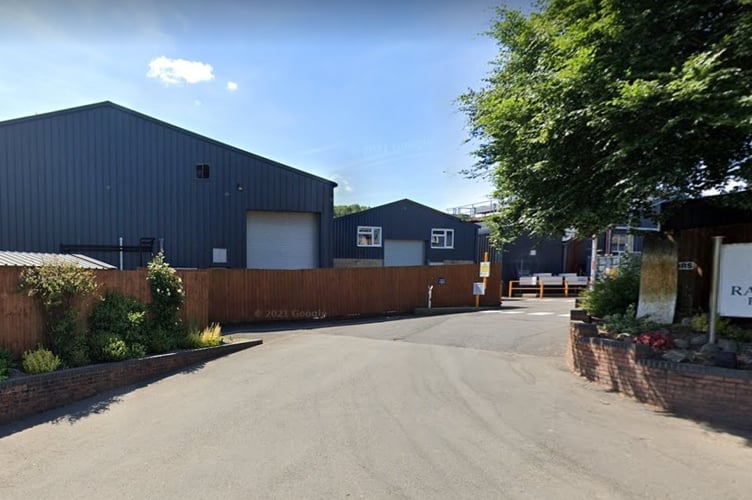 Radnor Hills water bottling plant near Knighton.