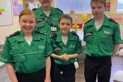 St John Ambulance Cymru’s celebrates 100 years of Cadets