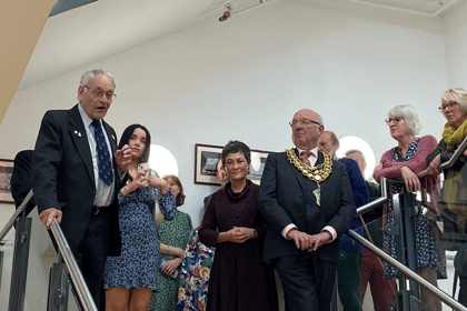 VIDEO: Local Legend's portrait unveiled at Brecon High School