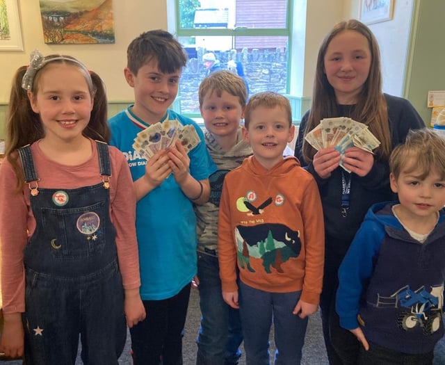 Builth Wells cousins raise £700 for charity with homemade cake sale