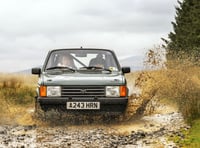 Historic cars compete in Brecon Motor Club's Gremlin Rally