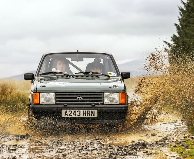 Historic cars compete in Brecon Motor Club's Gremlin Rally