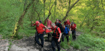 Walker rescued after sustaining ankle injury near Craig y Fan Ddu