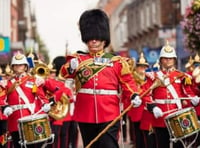 VIDEO: Royal Welsh regiment march through Hay