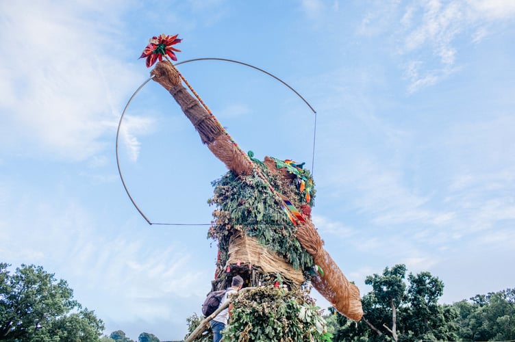 Green Man effigy