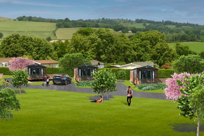 An impression of what Rockbridge Country Holiday Park will look like once completed. 