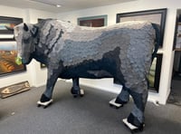 Brecon bull travelling the UK as a statement piece for sustainability
