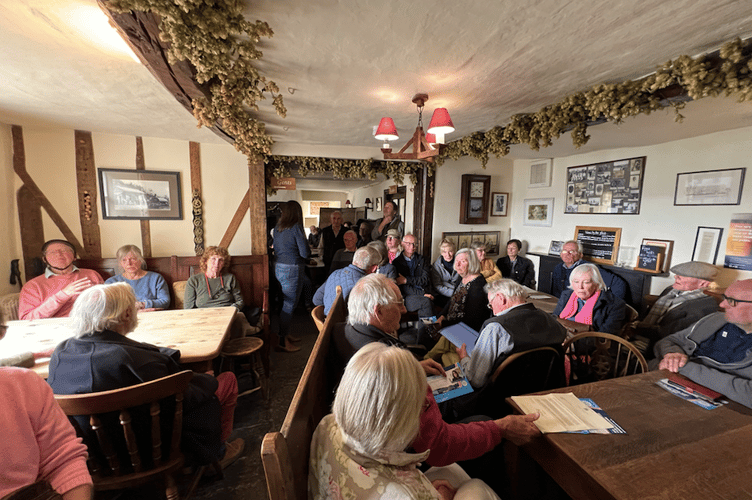 Residents turned up to voice their concerns about wind farm project