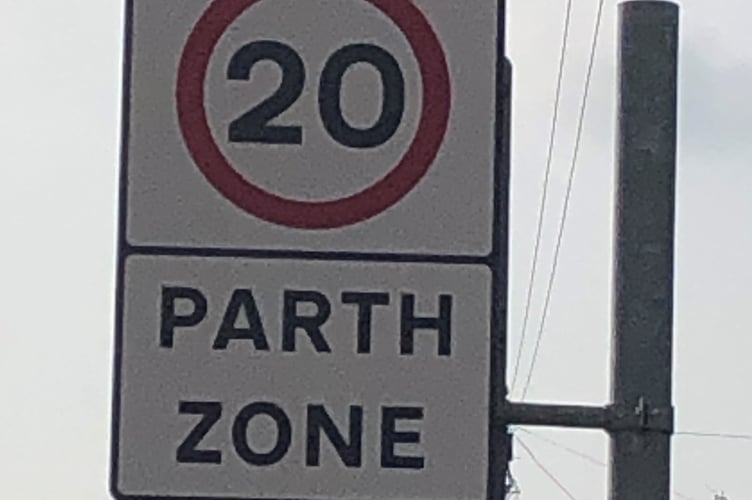 20mph sign