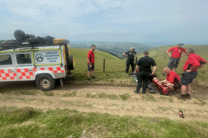 Brecon Mountain Rescue Team.