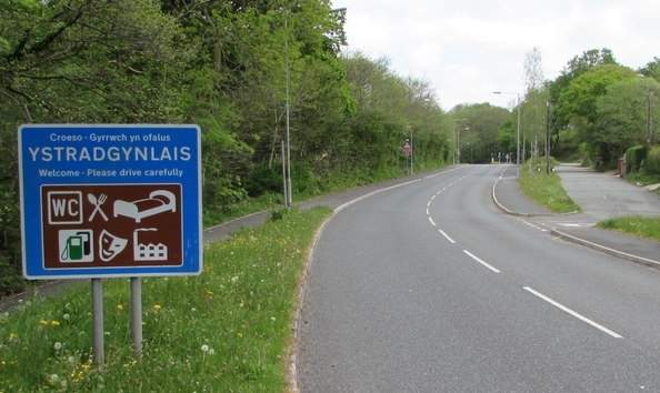 Ystradgynlais sign.