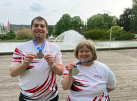 Brecon athlete Ethan scoops silver medal at Special Olympics